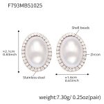 color: F793-Steel Color Earrings