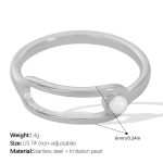color: JZ30S Silver Ring 7#