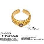color: A145-Gold Ring / size: US 7