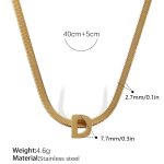 color: XL459GD Gold Necklace