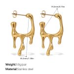 color: EH126G Gold Earrings