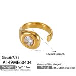 color: A149-Gold Ring / size: US 7