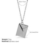 color: XL856S Silver Necklace