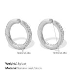 color: EH202WESS Silver Small Ear Clip
