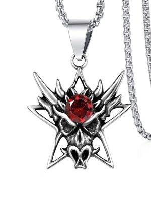 Retro Hip Hop Faucet Diamond Pendant Street Hipster Stainless Steel Necklace Personalized Men's Sweater Chain