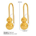 color: EH197 Gold Earrings