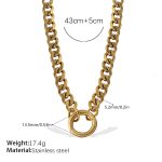 color: XL657G Gold Necklace
