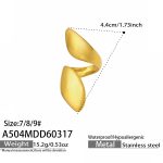color: A504-Gold Ring / size: US 7