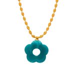 color: MYTXP103-Teal Color Necklace