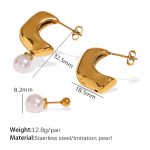 color: EH862WEG Multi-way Wear Gold Earrings