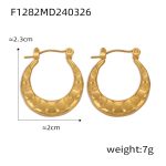 color: F1282-Gold Earrings
