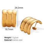 color: EH842G Gold Earrings