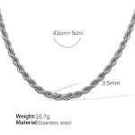 color: XL104S3.5MM Twist Chain