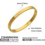 color: Z384-Gold Bangle