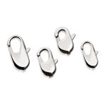 Stainless Steel Lobster Clasp Bracelet Necklace Metal Button Accessories Connection Buckle Polishing