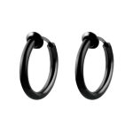 color: 2.0*12 Black Spring Ear Clip 1 PC
