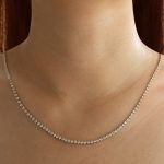 color: 3MM Claw Necklace Gold C-031