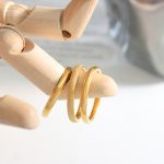 Simple Bracelet Ring Frosted Set Rings Eternal Ring Couple Little Finger Ring Qixi Love Jewelry A106