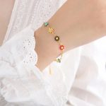 color: E473-Gold Bracelet -17+3cm