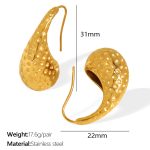 color: EH91 Gold Earrings