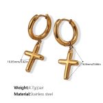 color: EH875G Gold Earrings