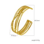 color: Size 28 Gold Bangle