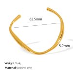 color: SZ184 Gold Bangle