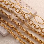 Cuban Link Chain Men's Beveled Edge Necklace Coarse Tide Short Clavicle Chain Women's Hip Hop Necklace Choker Stainless Steel Ornament