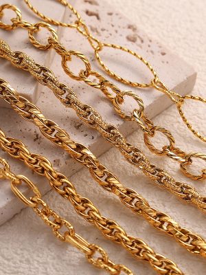 Cuban Link Chain Men's Beveled Edge Necklace Coarse Tide Short Clavicle Chain Women's Hip Hop Necklace Choker Stainless Steel Ornament