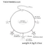 color: TXE478-Steel Color Bracelet 16+5cm