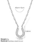 color: XL199 Silver Necklace
