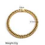 color: Bracelet B-Size 001 Gold