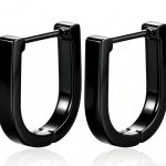 color: Flat Small U Black 1 PC MS-090