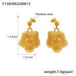 color: F1585-Gold Earrings