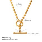 color: XL876G Gold Necklace