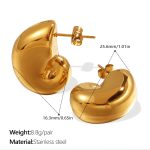 color: EH1040G Gold Earrings