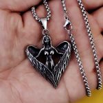 color: Female Angel + Steel Chain