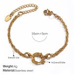 color: SL337G Gold Bracelet