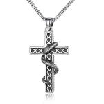 color: Coiling Snake + Stainless Steel Chain