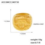 color: A553-Gold Ring / size: US 6
