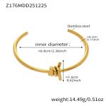 color: Z176-Gold Open Bangle