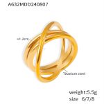 color: A632-Gold Ring / size: US 6