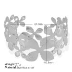 color: SZ161 Adjustable Silver Bangle