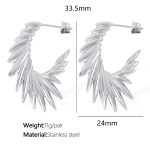 color: EH303 Silver Earrings