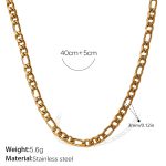 color: XL582G3MM Figaro Chain