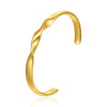 color: Three Twist Wire Bangle -1