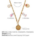 color: XL604G1 Gold Necklace