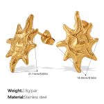 color: EH1184G Gold Earrings