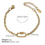 color: SL283G Gold Bracelet