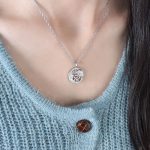 color: P1473-Steel Color Necklace -40+5cm